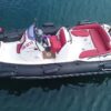 Wind Boat 6.5m full top view in Skopelos waters